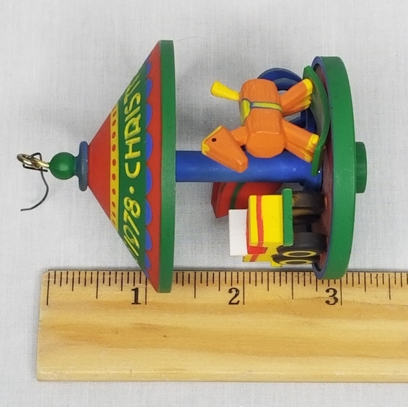 1978 Vintage Hallmark Ornament Tree Trimmer Twirl About Collection Toy Carousel - Picture 12 of 14